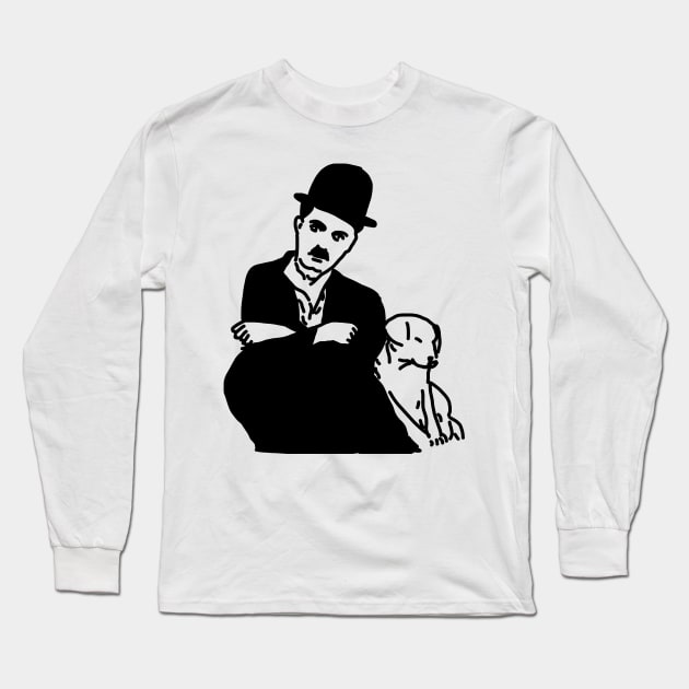 A Dog's Life Long Sleeve T-Shirt by Laura New Art